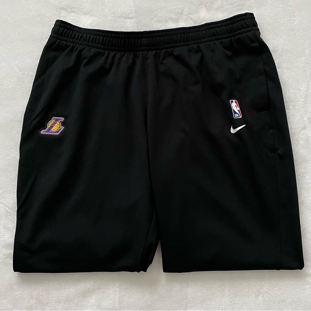 Nike NBA Black LA Lakers Dri-Fit Warm Up Pants Women’s Sz XXL Black (AV1…